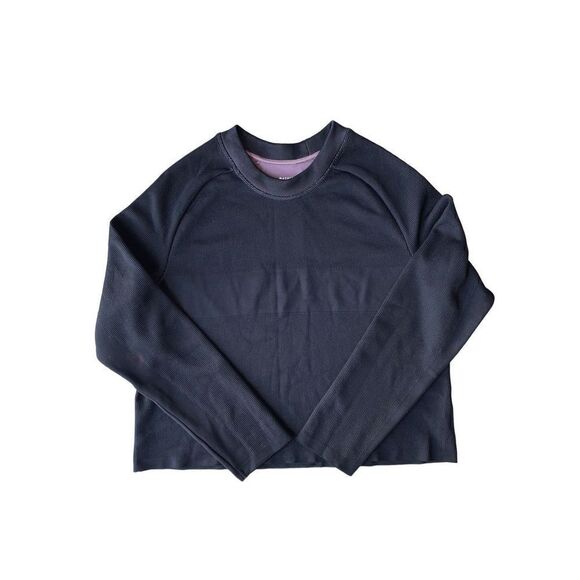 Athleta Black Turbo Seamless Sweatshirt size L - Picture 5 of 9